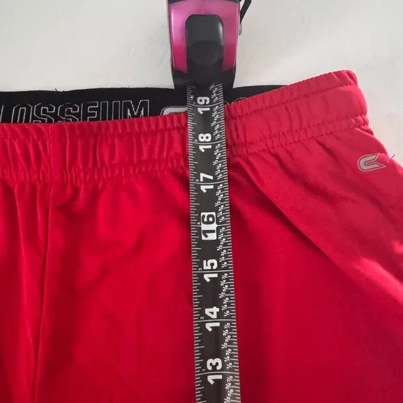 Youth Nebraska Cornhuskers Red Colosseum Logo Shorts – Youth XL - 0216 - Picture 4 of 8